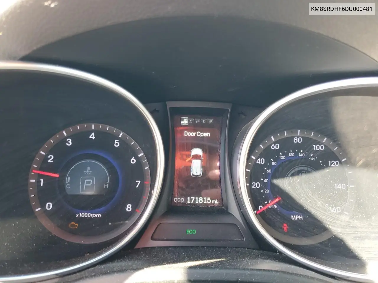 KM8SRDHF6DU000481 2013 Hyundai Santa Fe Limited