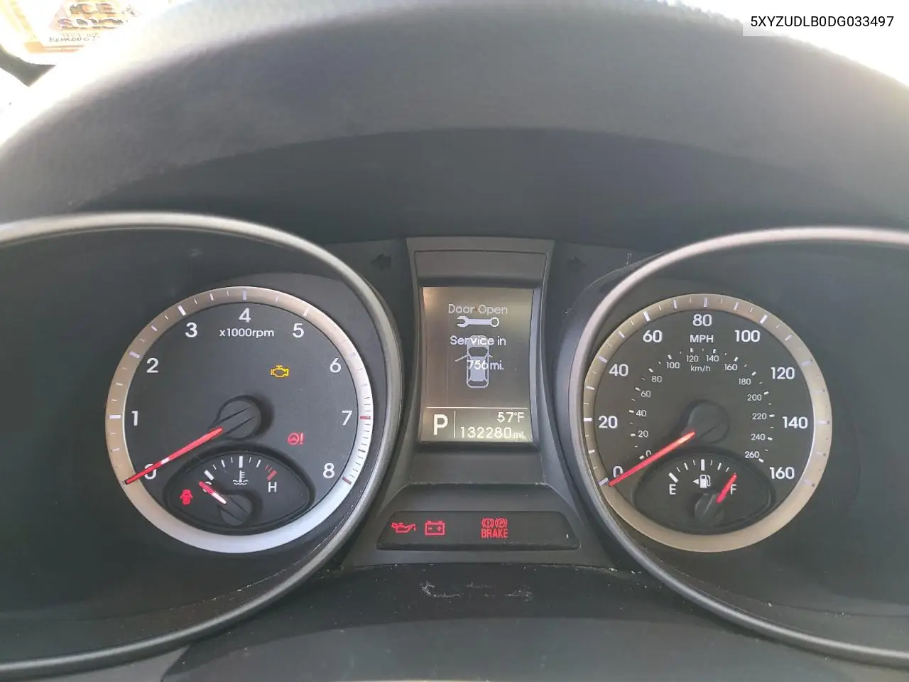 5XYZUDLB0DG033497 2013 Hyundai Santa Fe Sport