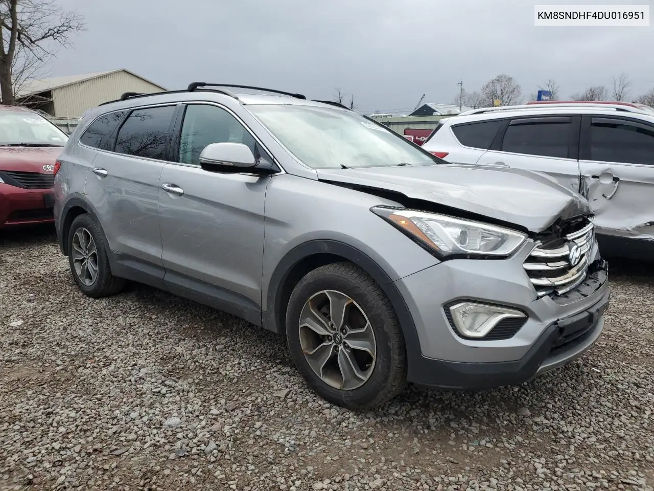 KM8SNDHF4DU016951 2013 Hyundai Santa Fe Gls