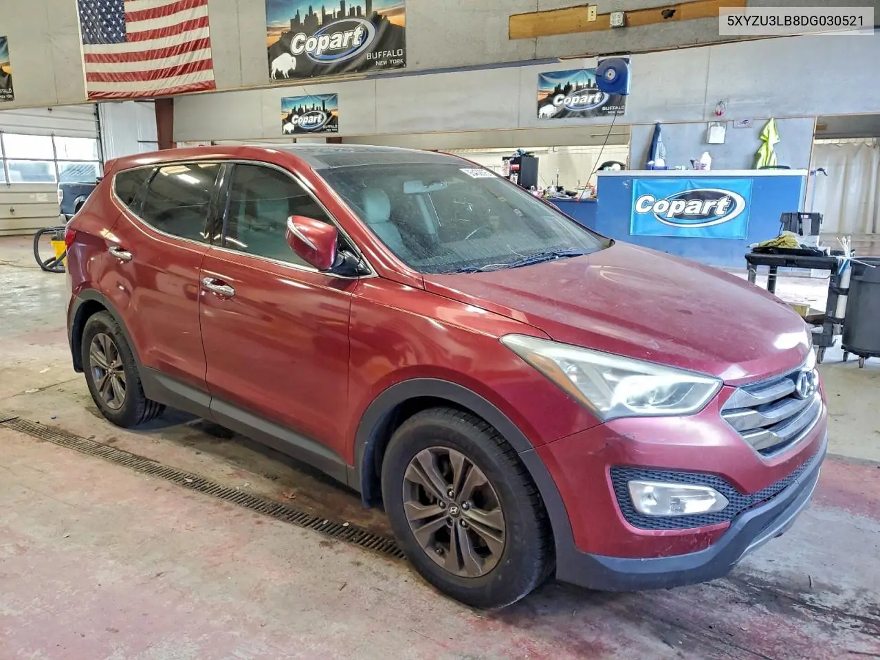 5XYZU3LB8DG030521 2013 Hyundai Santa Fe Sport