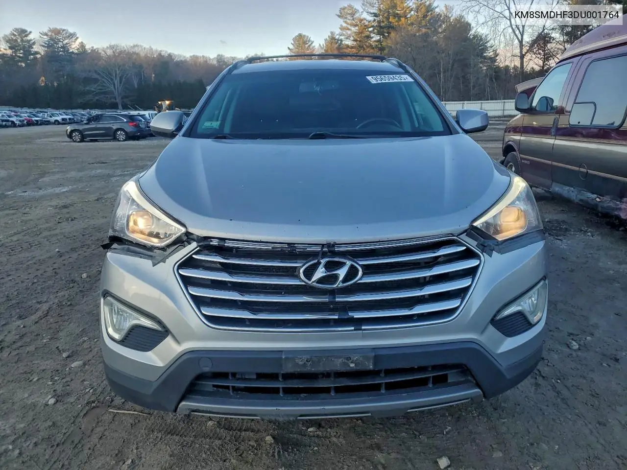 KM8SMDHF3DU001764 2013 Hyundai Santa Fe Gls