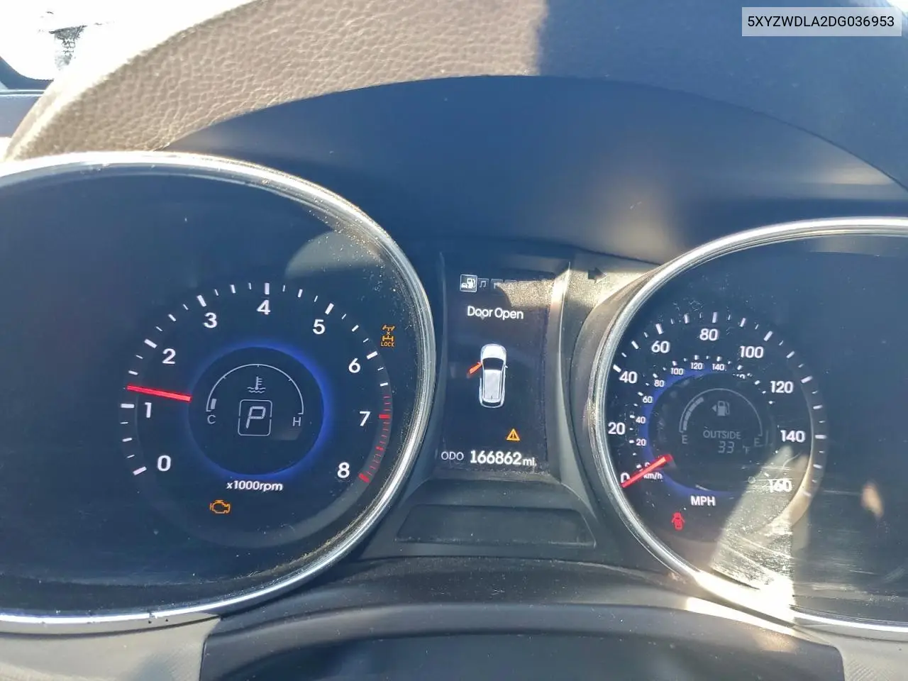 5XYZWDLA2DG036953 2013 Hyundai Santa Fe Sport