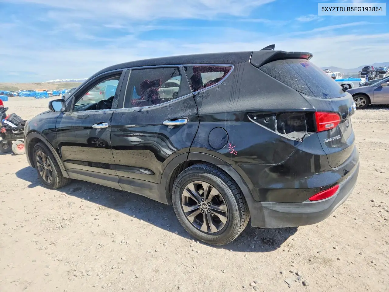 5XYZTDLB5EG193864 2014 Hyundai Santa Fe Sport 2.4L