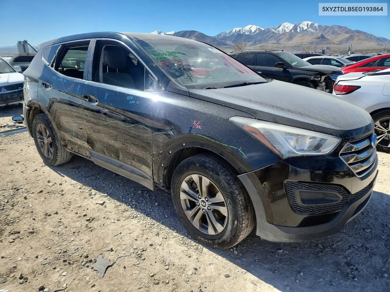 5XYZTDLB5EG193864 2014 Hyundai Santa Fe Sport 2.4L