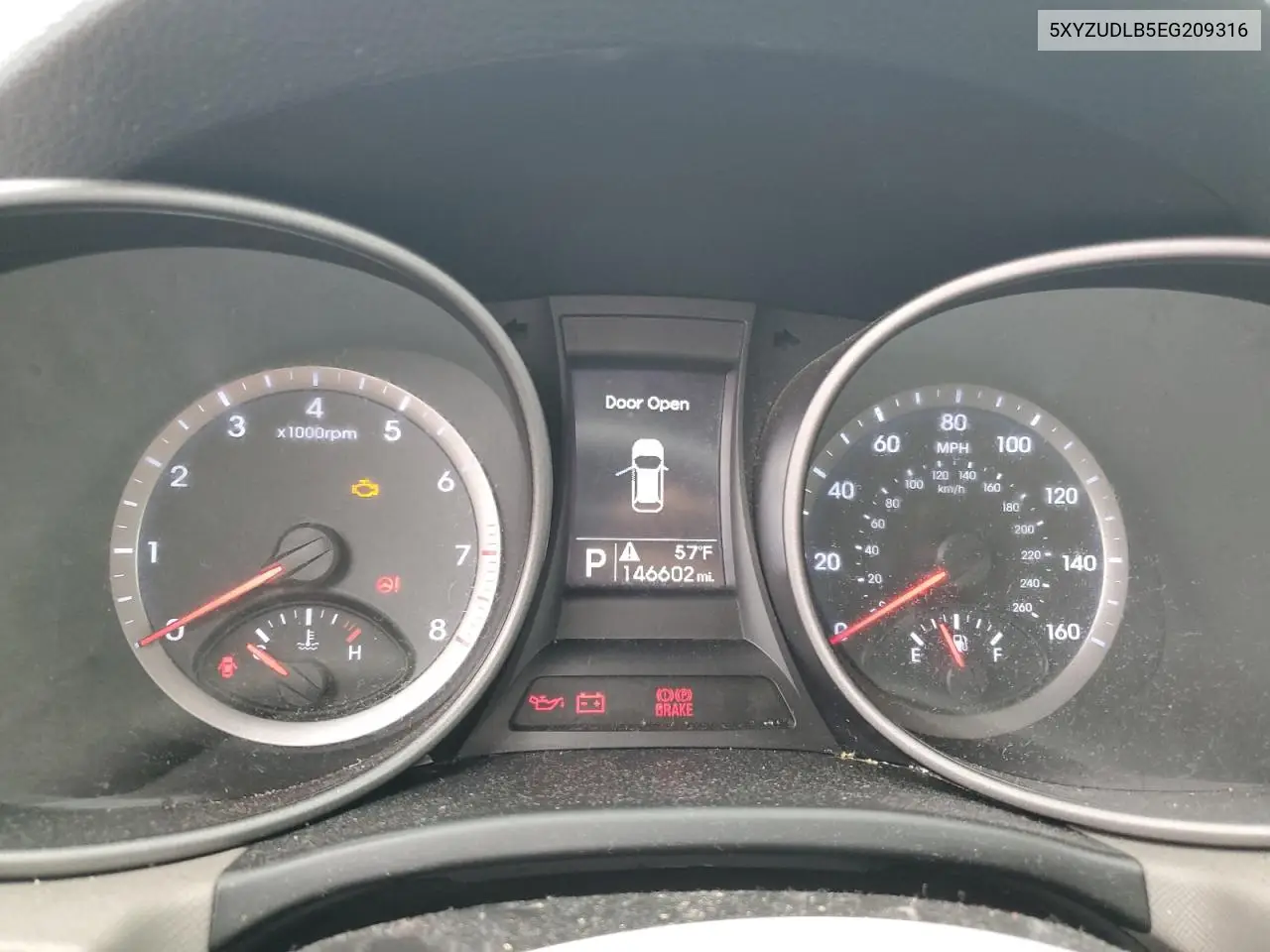 5XYZUDLB5EG209316 2014 Hyundai Santa Fe Sport