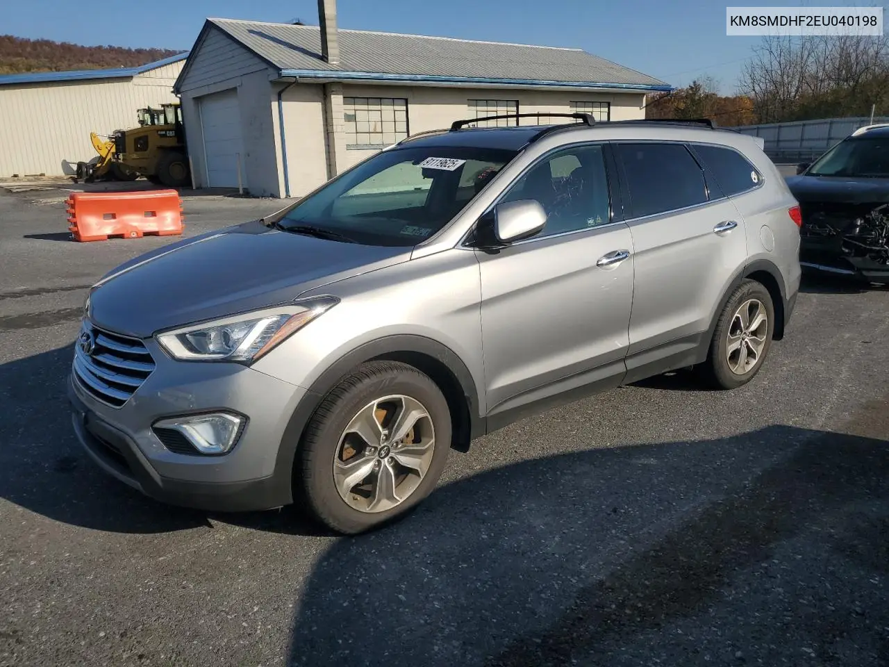KM8SMDHF2EU040198 2014 Hyundai Santa Fe Gls