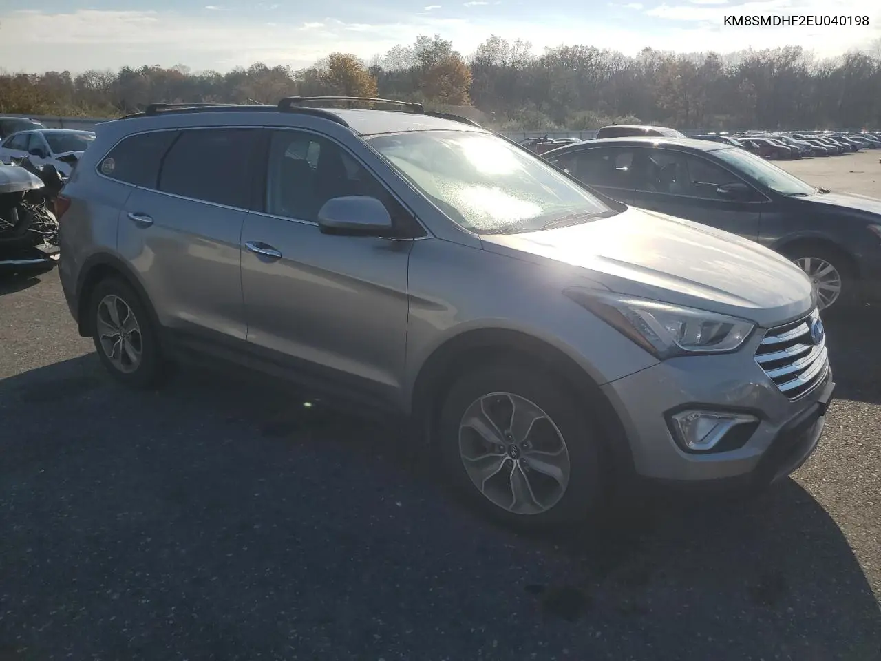 KM8SMDHF2EU040198 2014 Hyundai Santa Fe Gls