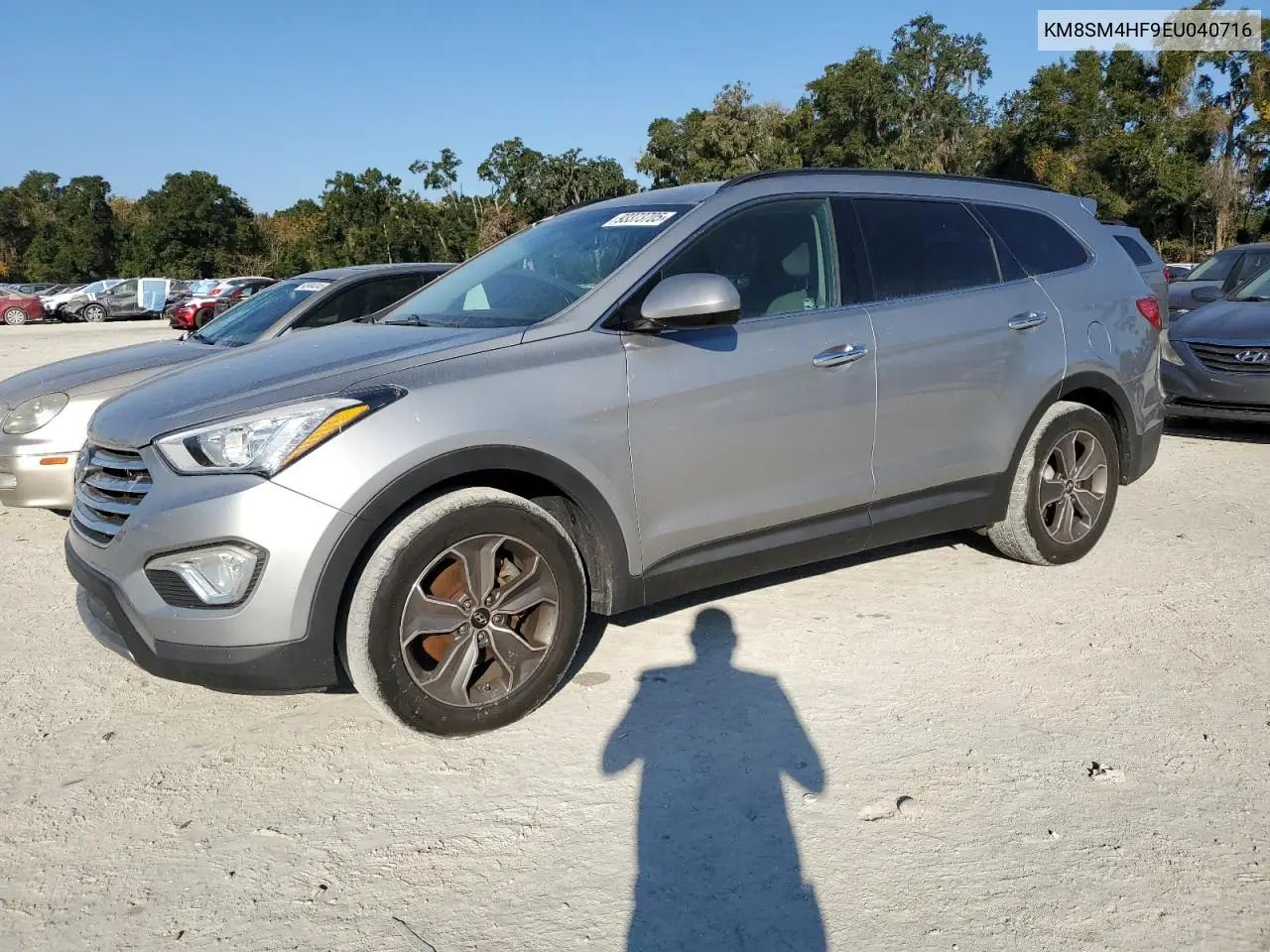 KM8SM4HF9EU040716 2014 Hyundai Santa Fe Gls