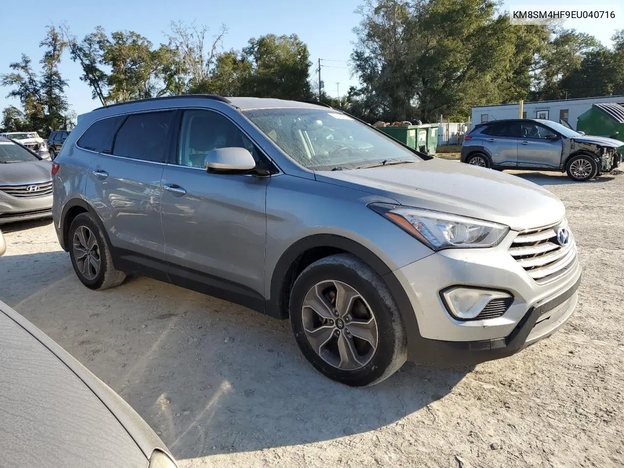KM8SM4HF9EU040716 2014 Hyundai Santa Fe Gls
