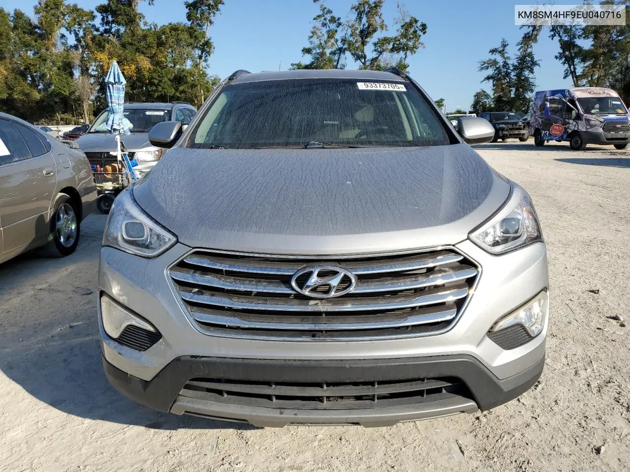 KM8SM4HF9EU040716 2014 Hyundai Santa Fe Gls