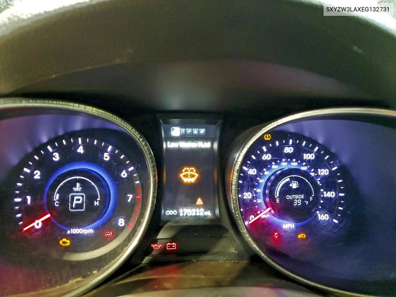 5XYZW3LAXEG132731 2014 Hyundai Santa Fe Sport