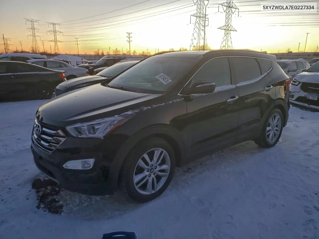 5XYZWDLA7EG227334 2014 Hyundai Santa Fe Sport