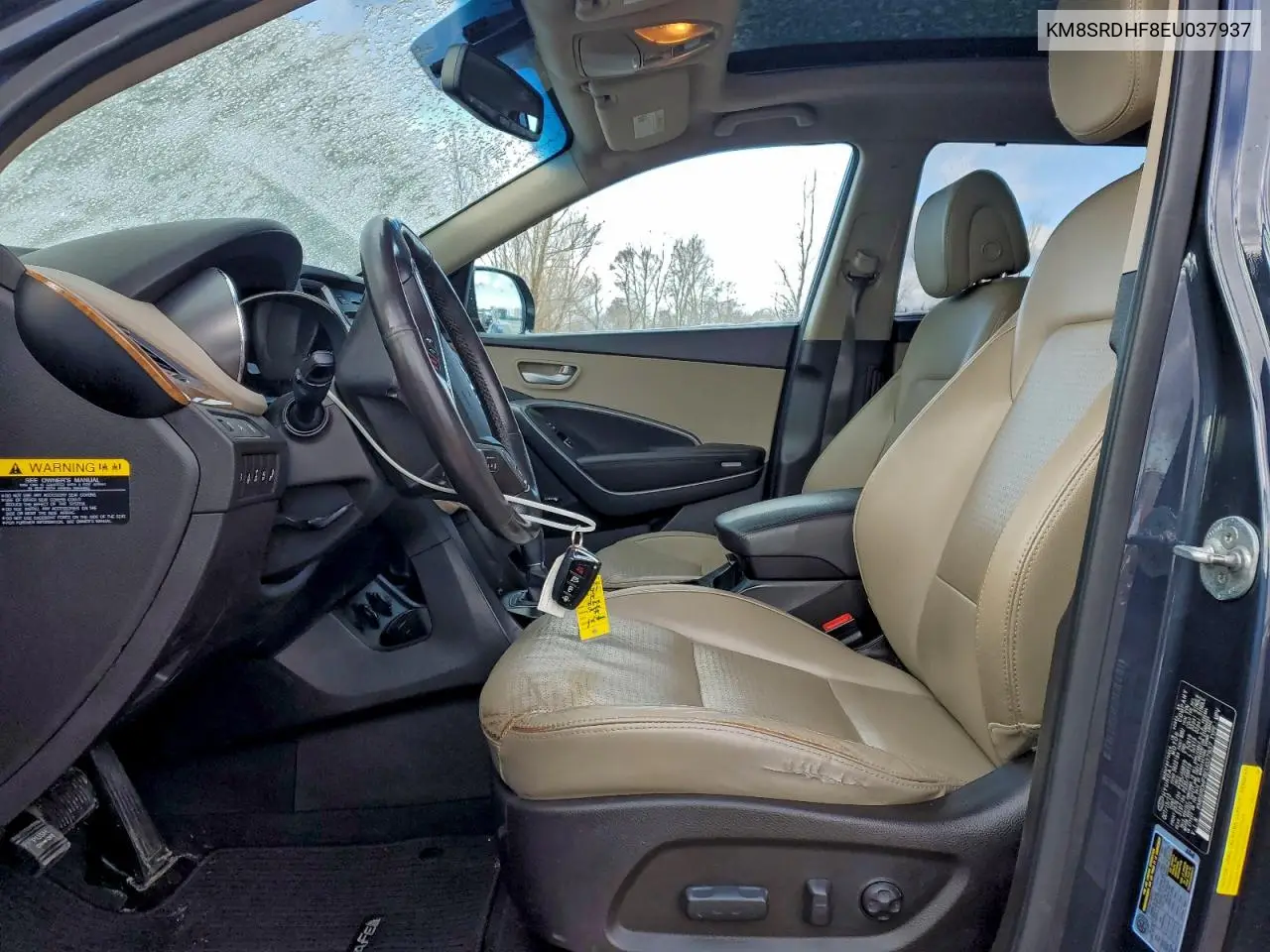 KM8SRDHF8EU037937 2014 Hyundai Santa Fe Gls