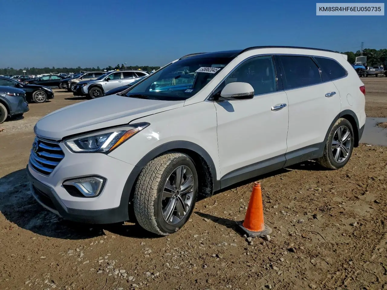 KM8SR4HF6EU050735 2014 Hyundai Santa Fe Gls