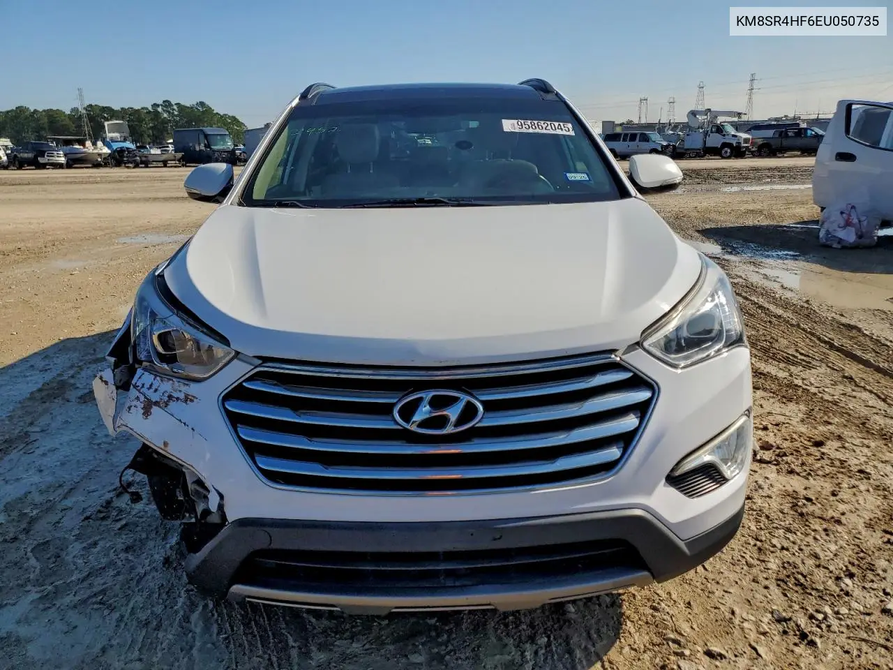 KM8SR4HF6EU050735 2014 Hyundai Santa Fe Gls