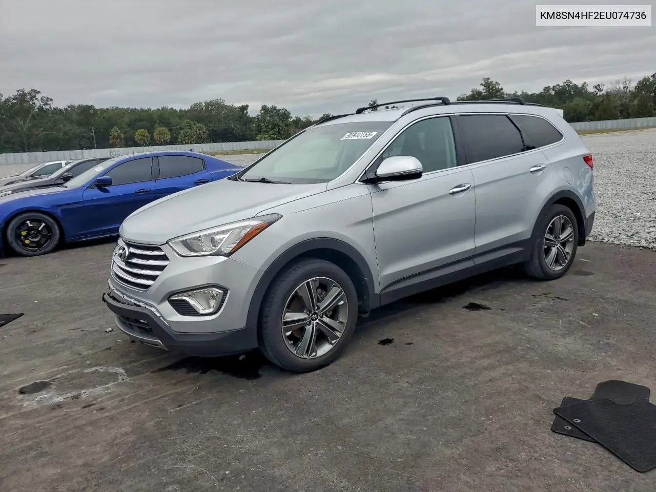 KM8SN4HF2EU074736 2014 Hyundai Santa Fe Gls