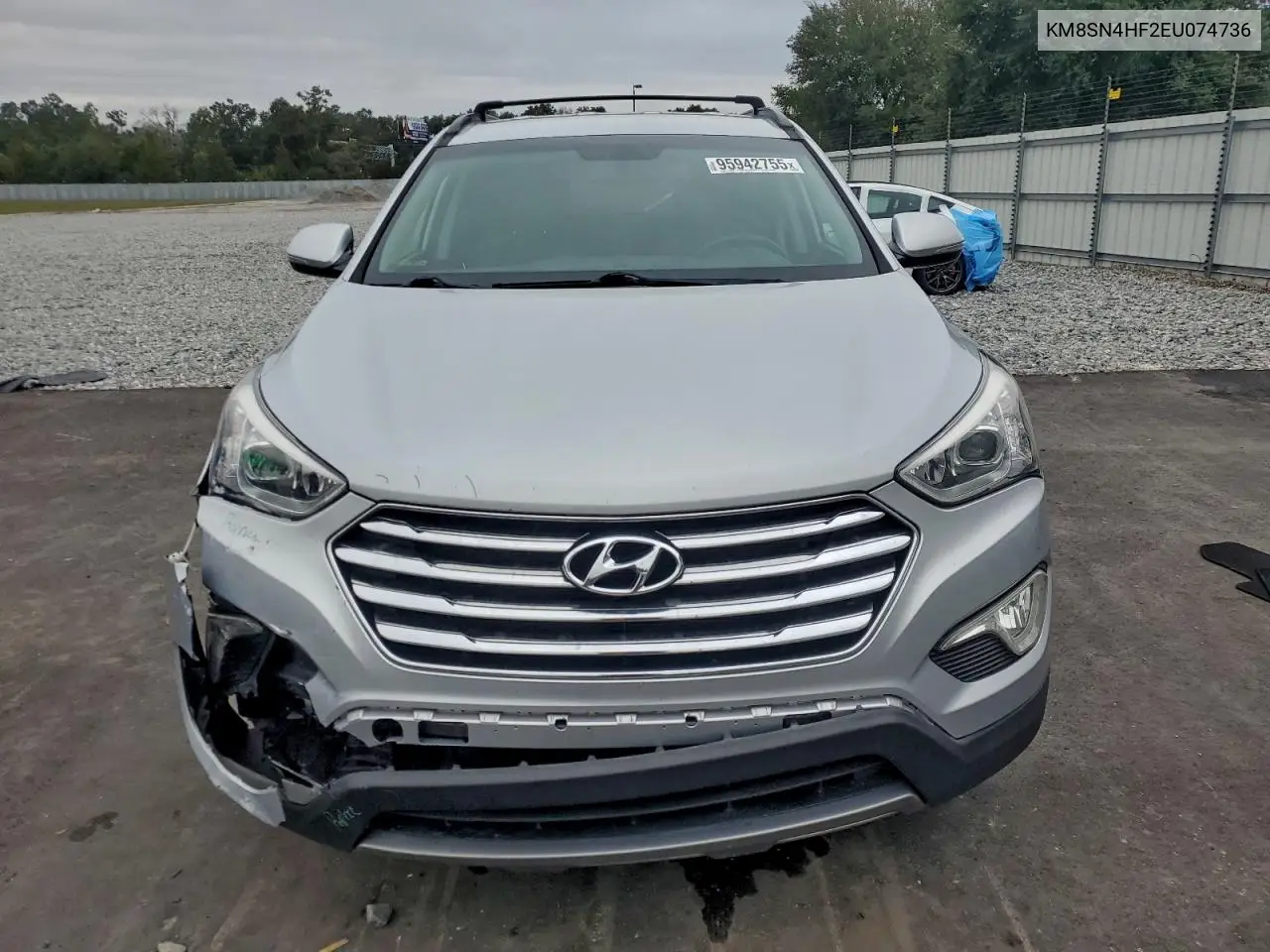 KM8SN4HF2EU074736 2014 Hyundai Santa Fe Gls