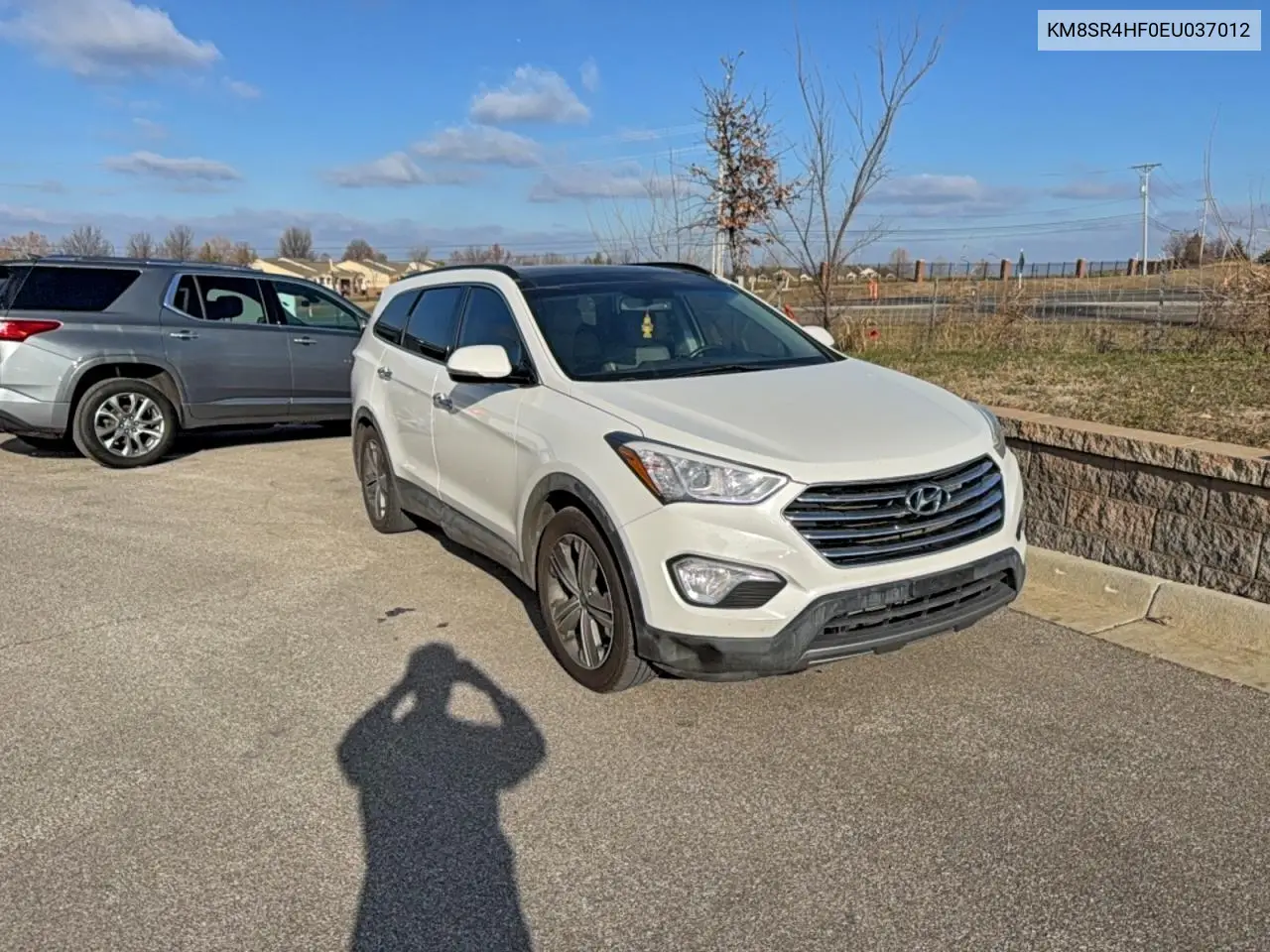 KM8SR4HF0EU037012 2014 Hyundai Santa Fe Gls