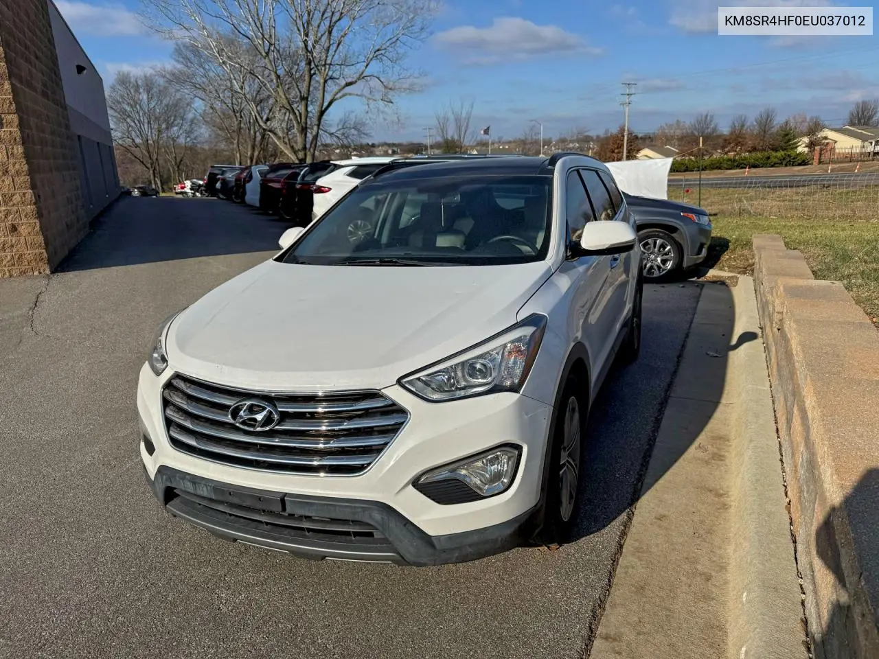 KM8SR4HF0EU037012 2014 Hyundai Santa Fe Gls
