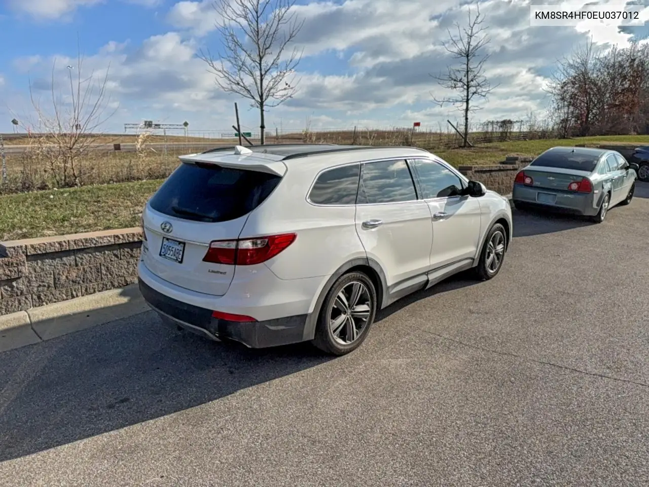 KM8SR4HF0EU037012 2014 Hyundai Santa Fe Gls