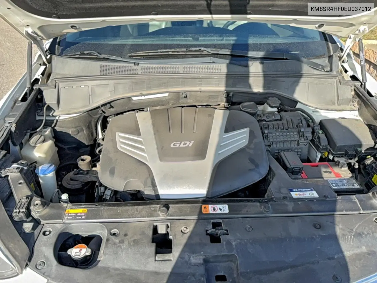 KM8SR4HF0EU037012 2014 Hyundai Santa Fe Gls