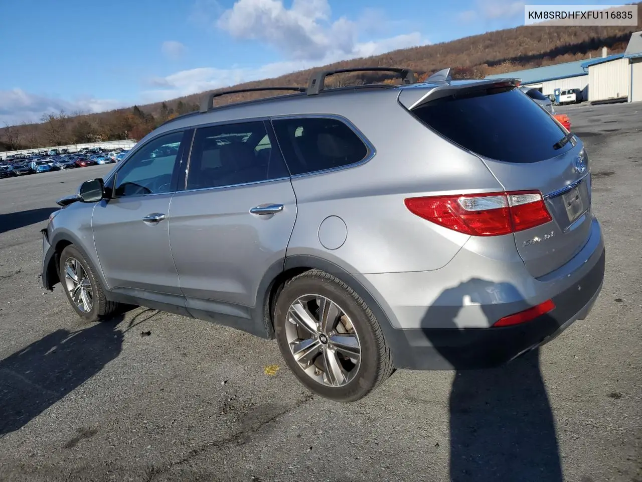 KM8SRDHFXFU116835 2015 Hyundai Santa Fe Gls