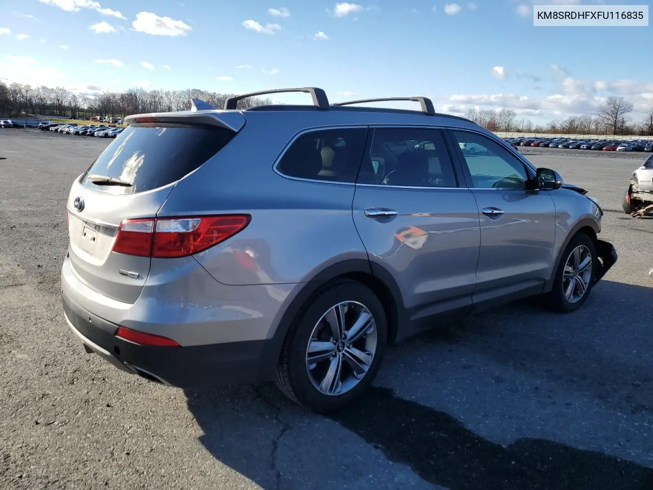 KM8SRDHFXFU116835 2015 Hyundai Santa Fe Gls