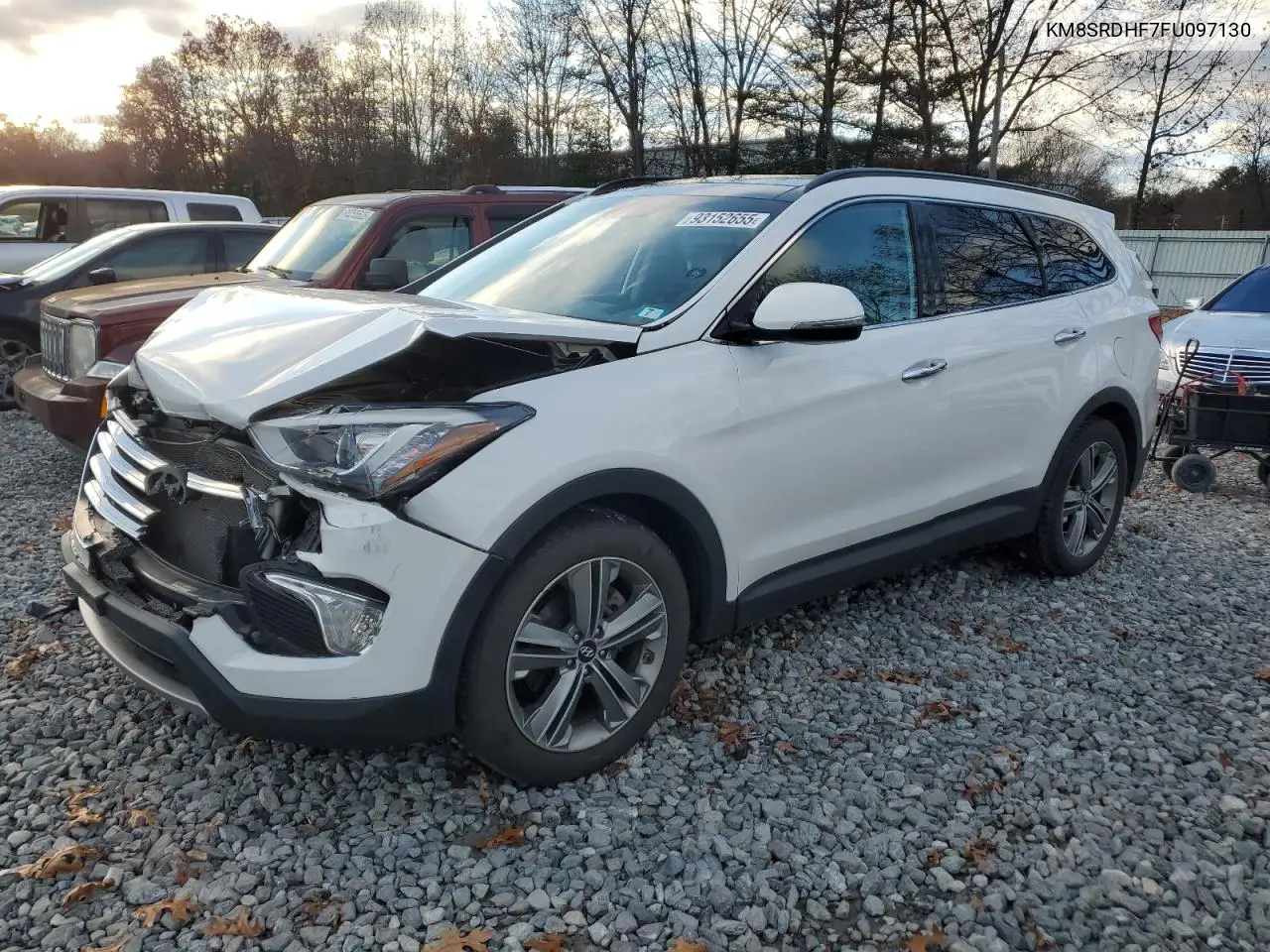KM8SRDHF7FU097130 2015 Hyundai Santa Fe Gls