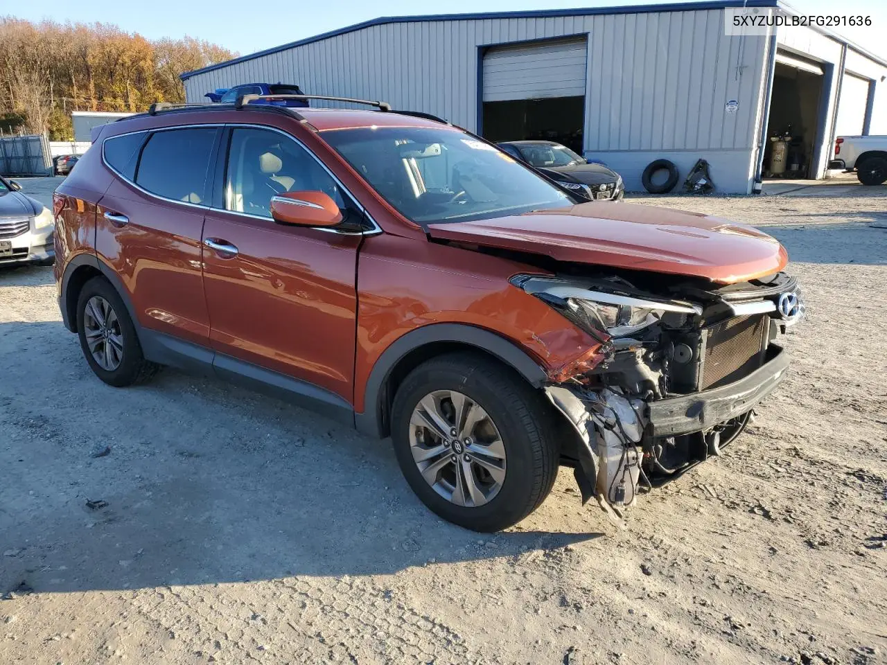 5XYZUDLB2FG291636 2015 Hyundai Santa Fe Sport