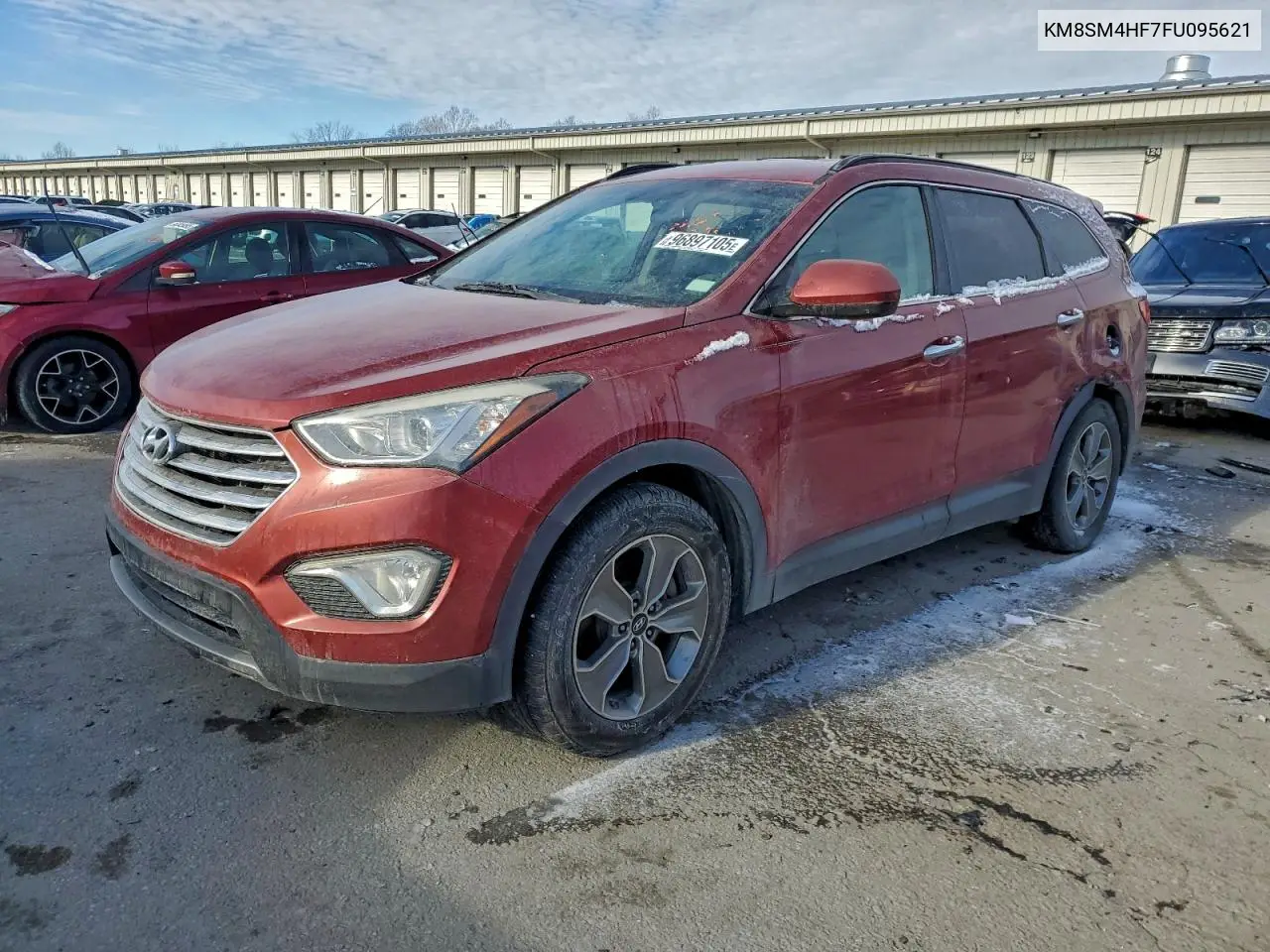 KM8SM4HF7FU095621 2015 Hyundai Santa Fe Gls