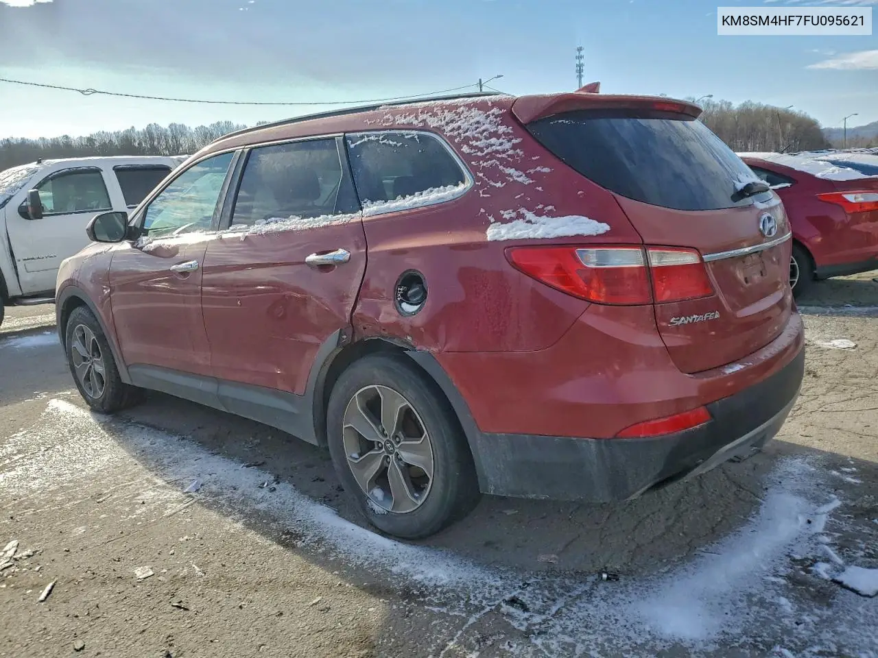 KM8SM4HF7FU095621 2015 Hyundai Santa Fe Gls