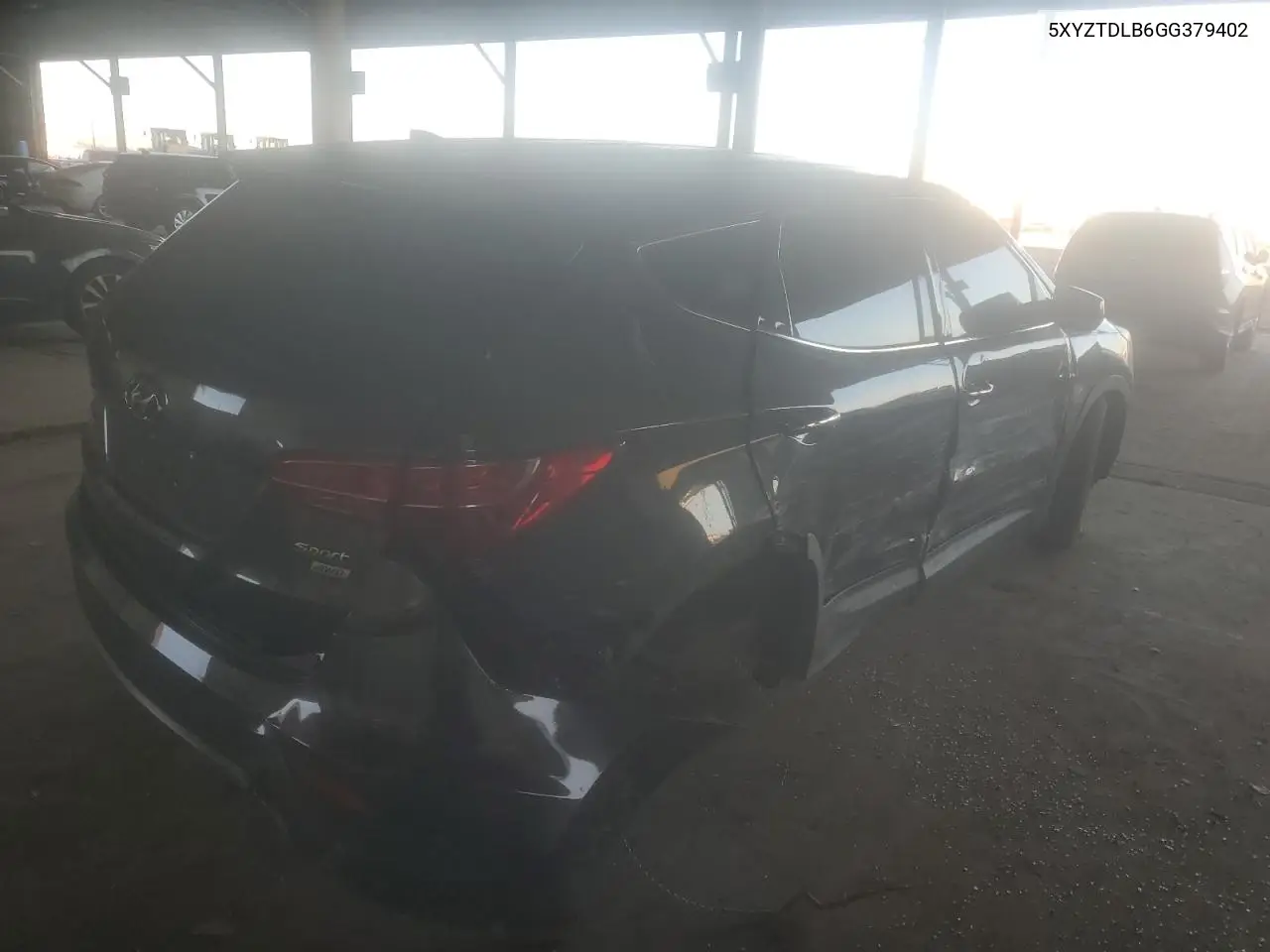 5XYZTDLB6GG379402 2016 Hyundai Santa Fe Sport