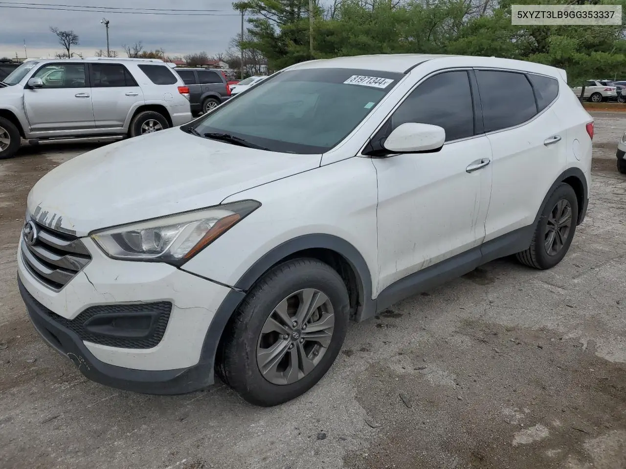 5XYZT3LB9GG353337 2016 Hyundai Santa Fe Sport