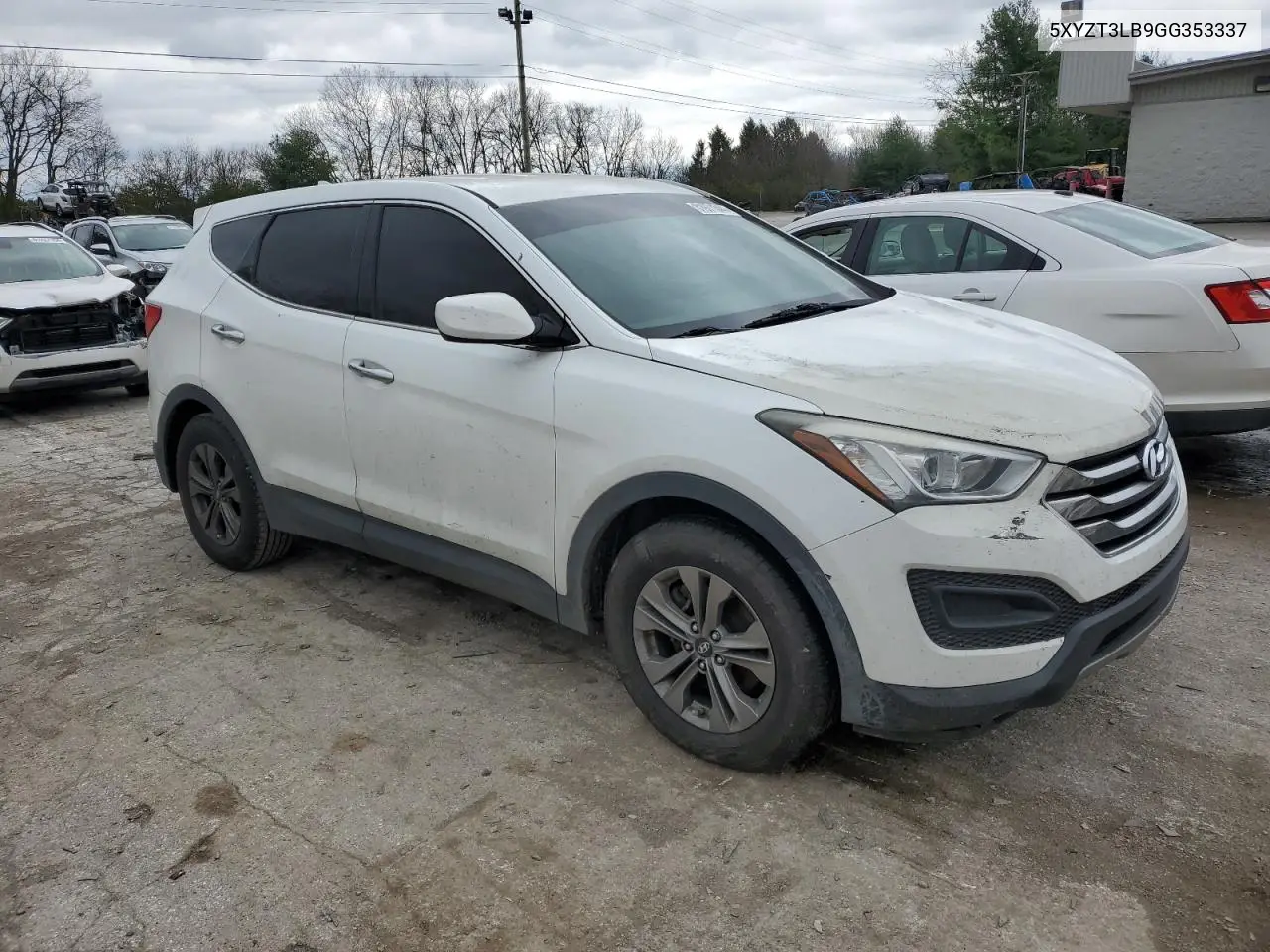 5XYZT3LB9GG353337 2016 Hyundai Santa Fe Sport