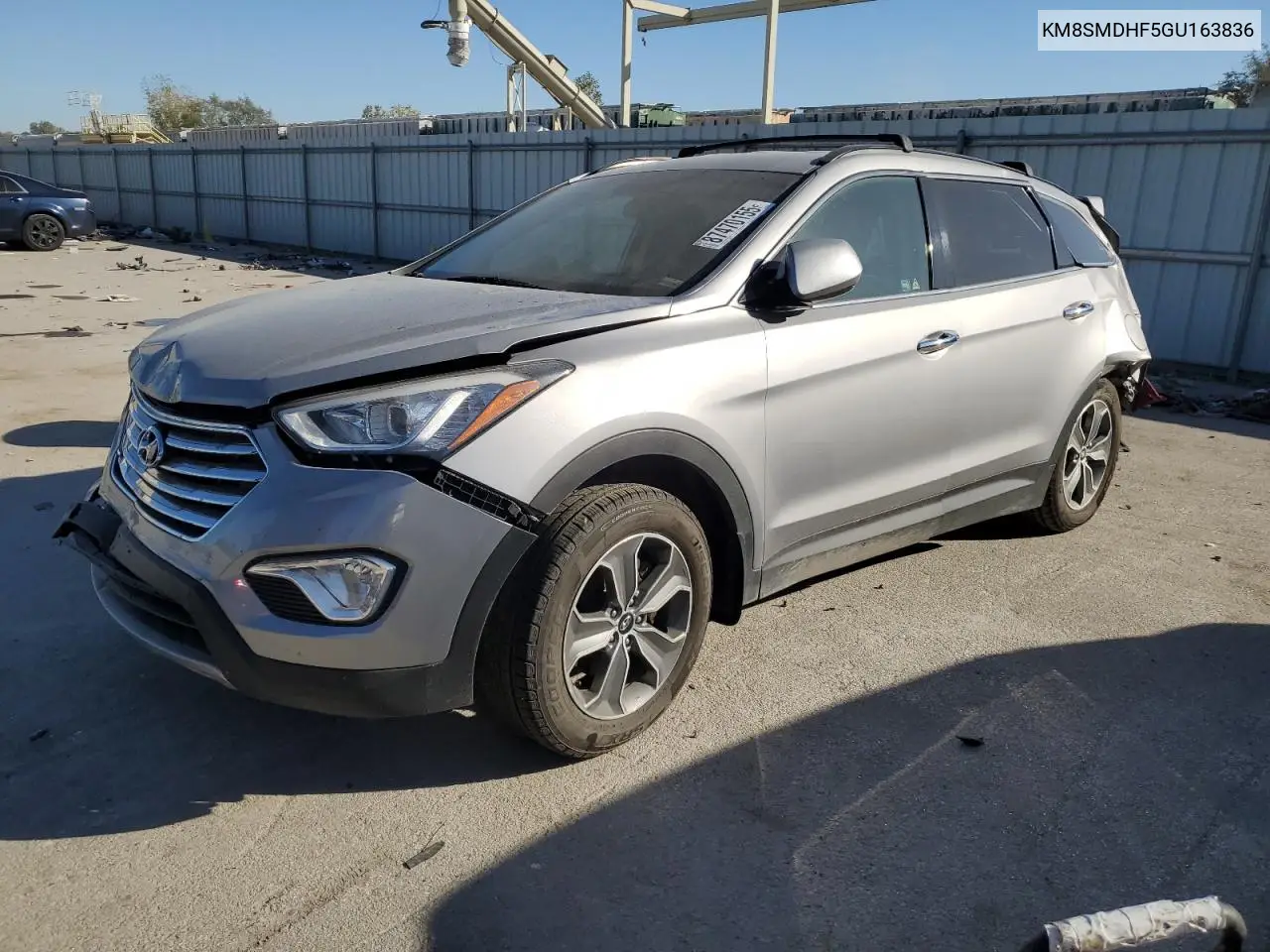 KM8SMDHF5GU163836 2016 Hyundai Santa Fe Se