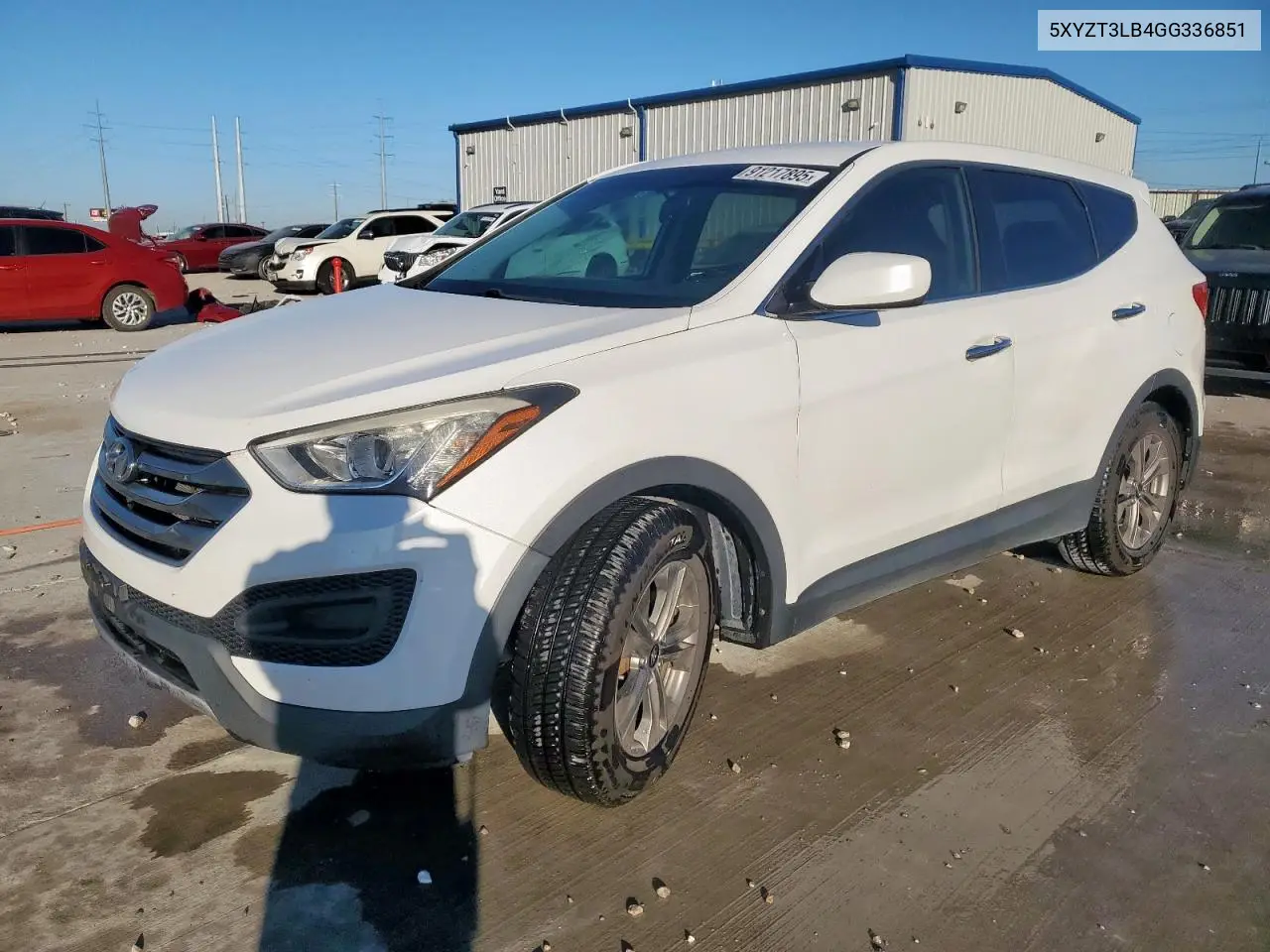 5XYZT3LB4GG336851 2016 Hyundai Santa Fe Sport