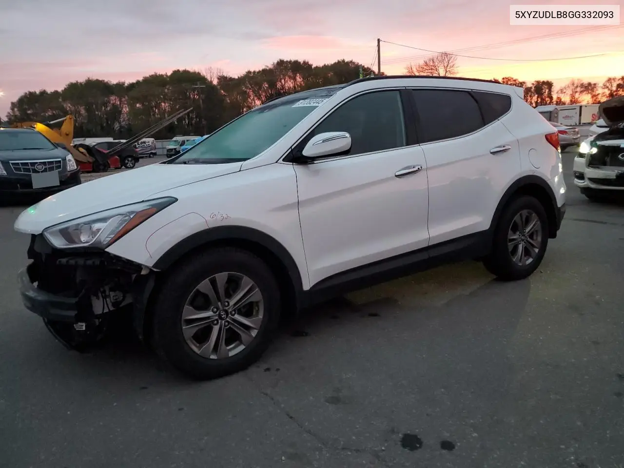 5XYZUDLB8GG332093 2016 Hyundai Santa Fe Sport