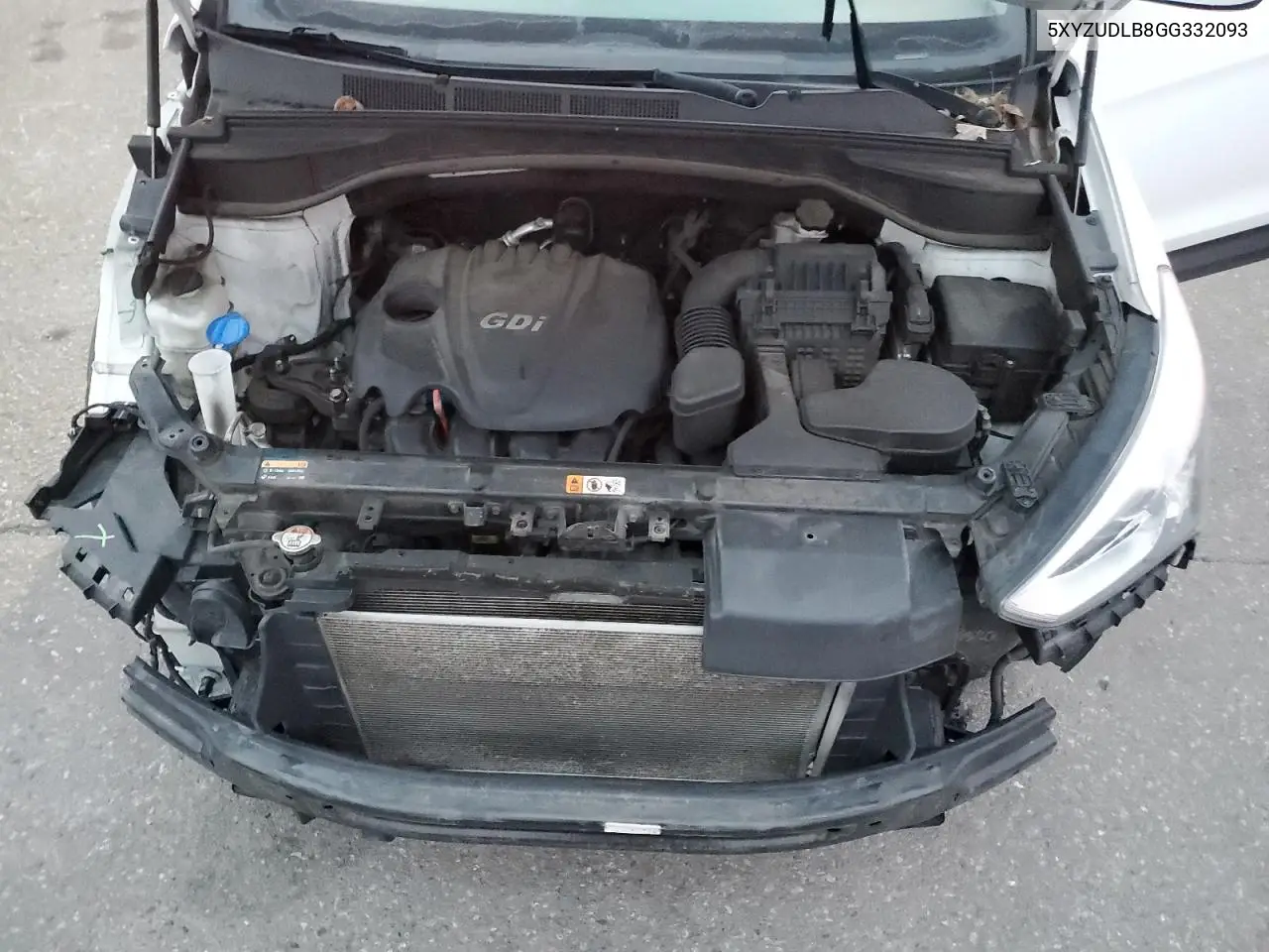 5XYZUDLB8GG332093 2016 Hyundai Santa Fe Sport