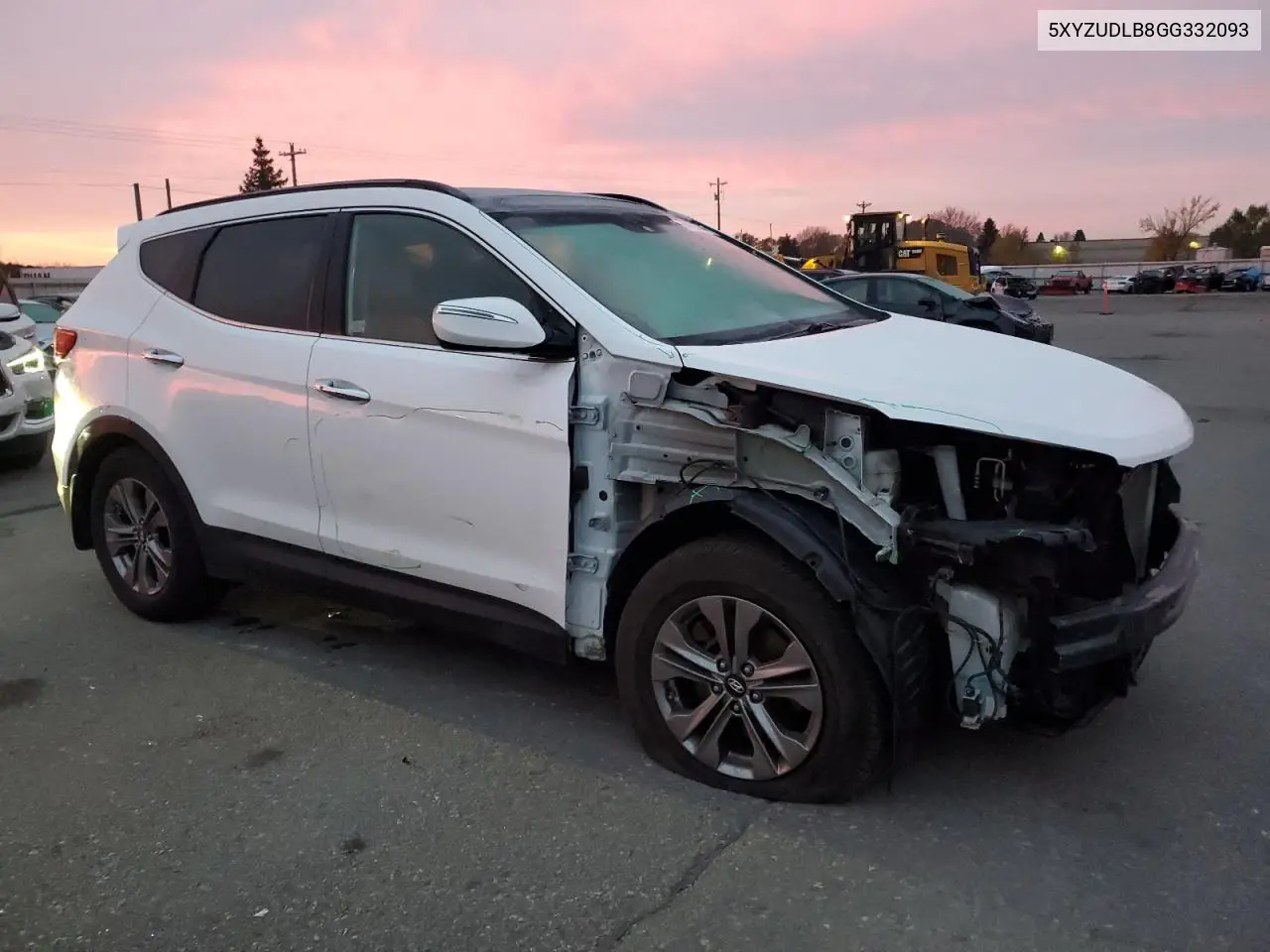 5XYZUDLB8GG332093 2016 Hyundai Santa Fe Sport
