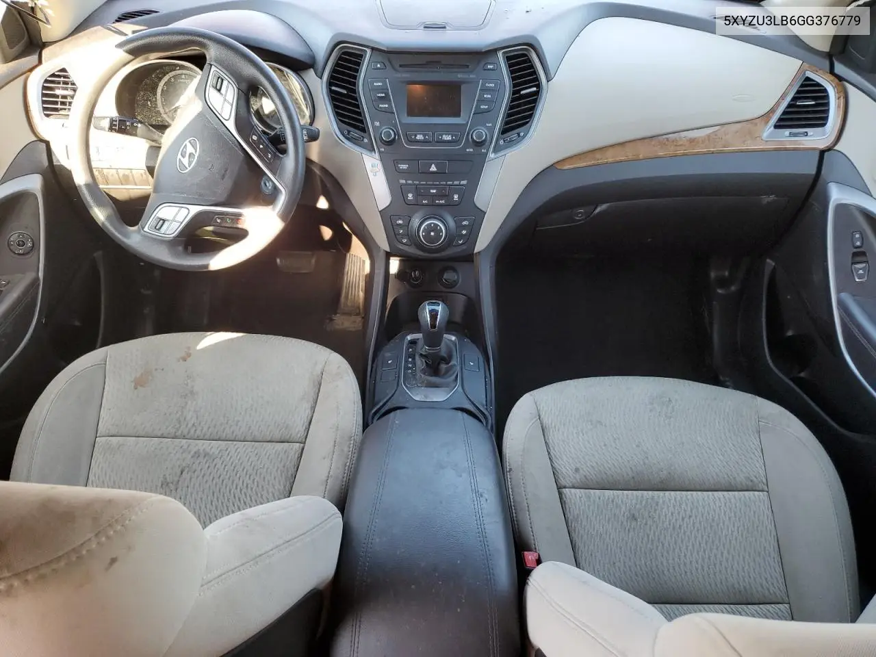 5XYZU3LB6GG376779 2016 Hyundai Santa Fe Sport
