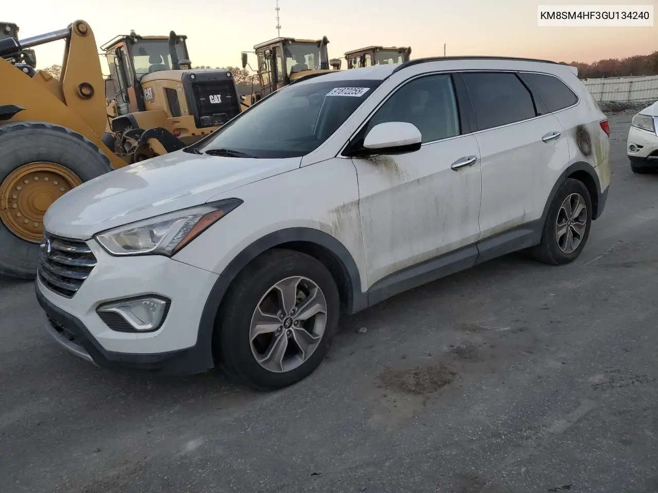 KM8SM4HF3GU134240 2016 Hyundai Santa Fe Se