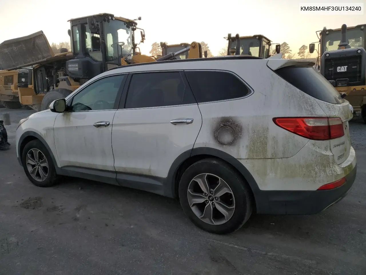 KM8SM4HF3GU134240 2016 Hyundai Santa Fe Se