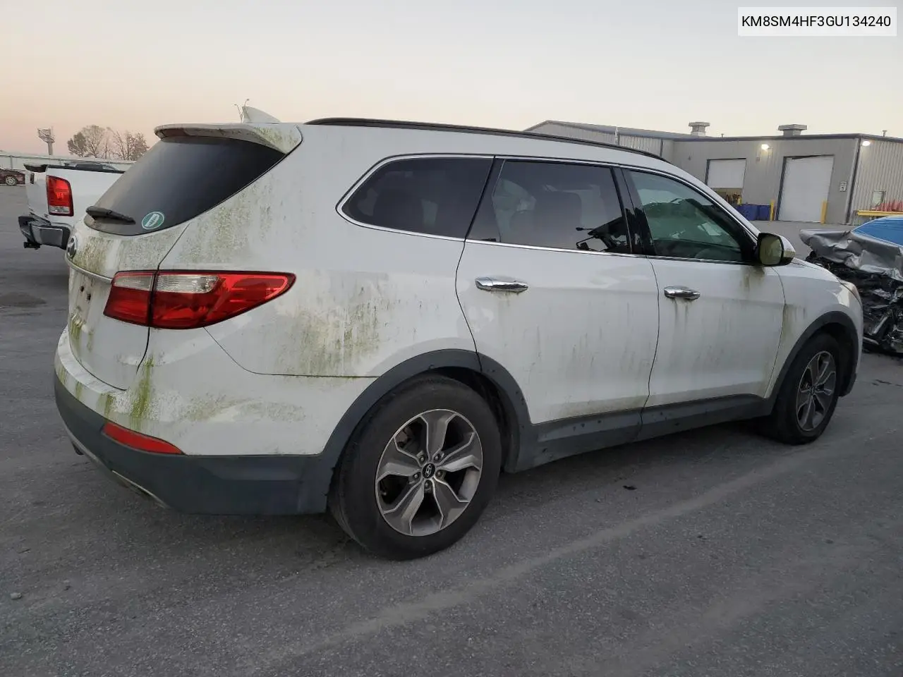 KM8SM4HF3GU134240 2016 Hyundai Santa Fe Se