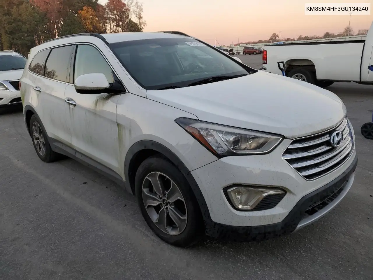 KM8SM4HF3GU134240 2016 Hyundai Santa Fe Se