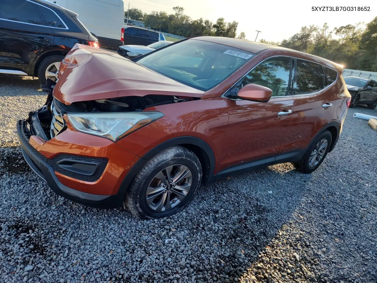 5XYZT3LB7GG318652 2016 Hyundai Santa Fe Sport