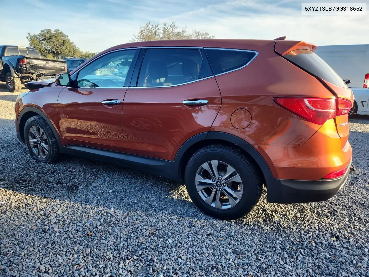 5XYZT3LB7GG318652 2016 Hyundai Santa Fe Sport