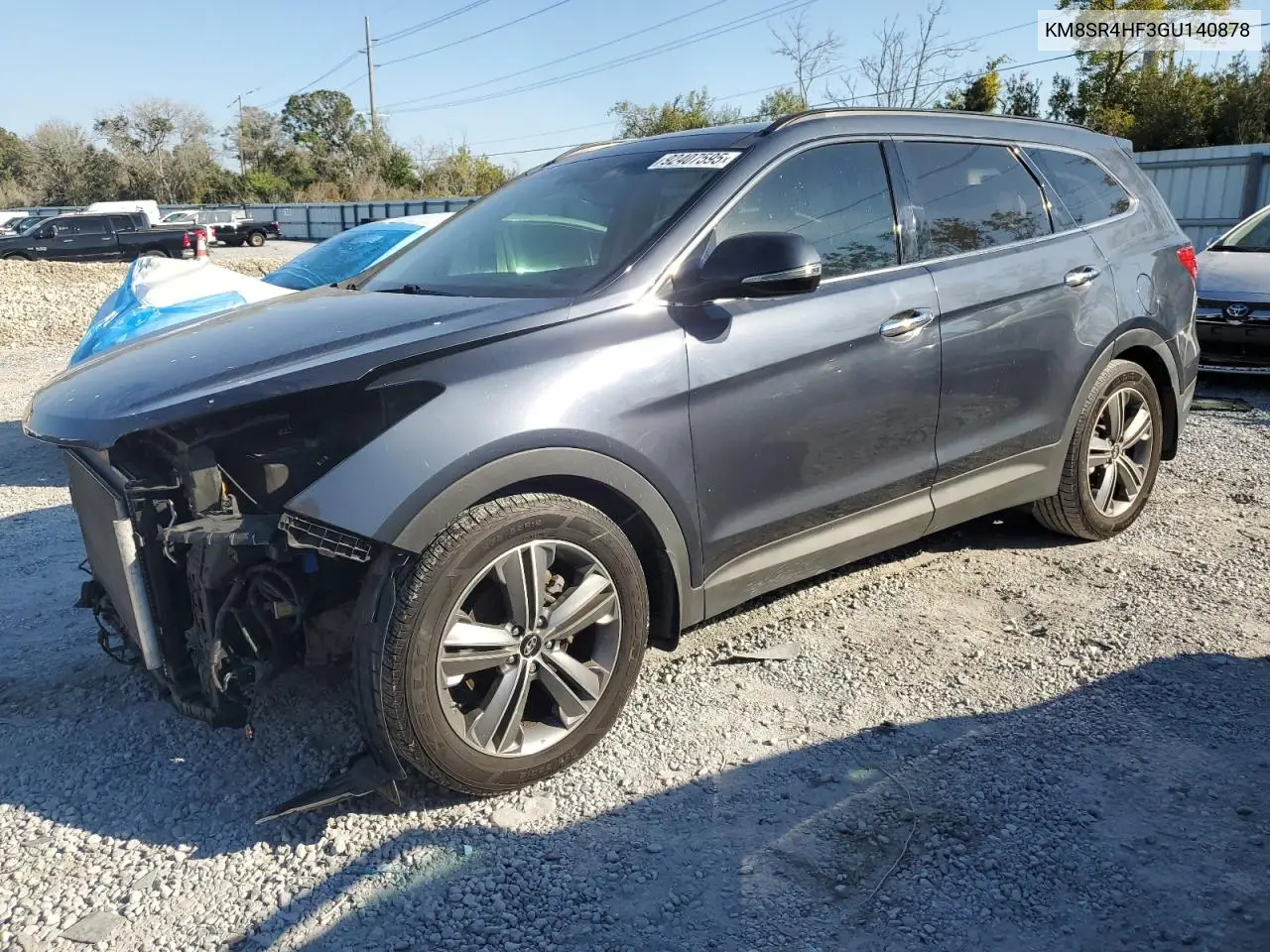 KM8SR4HF3GU140878 2016 Hyundai Santa Fe Se Ultimate