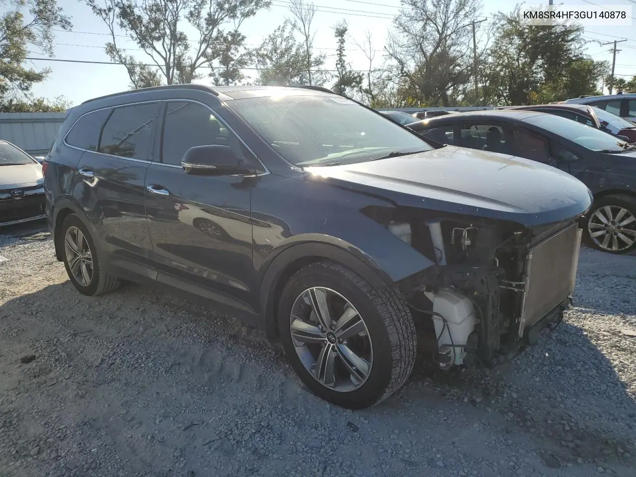 KM8SR4HF3GU140878 2016 Hyundai Santa Fe Se Ultimate