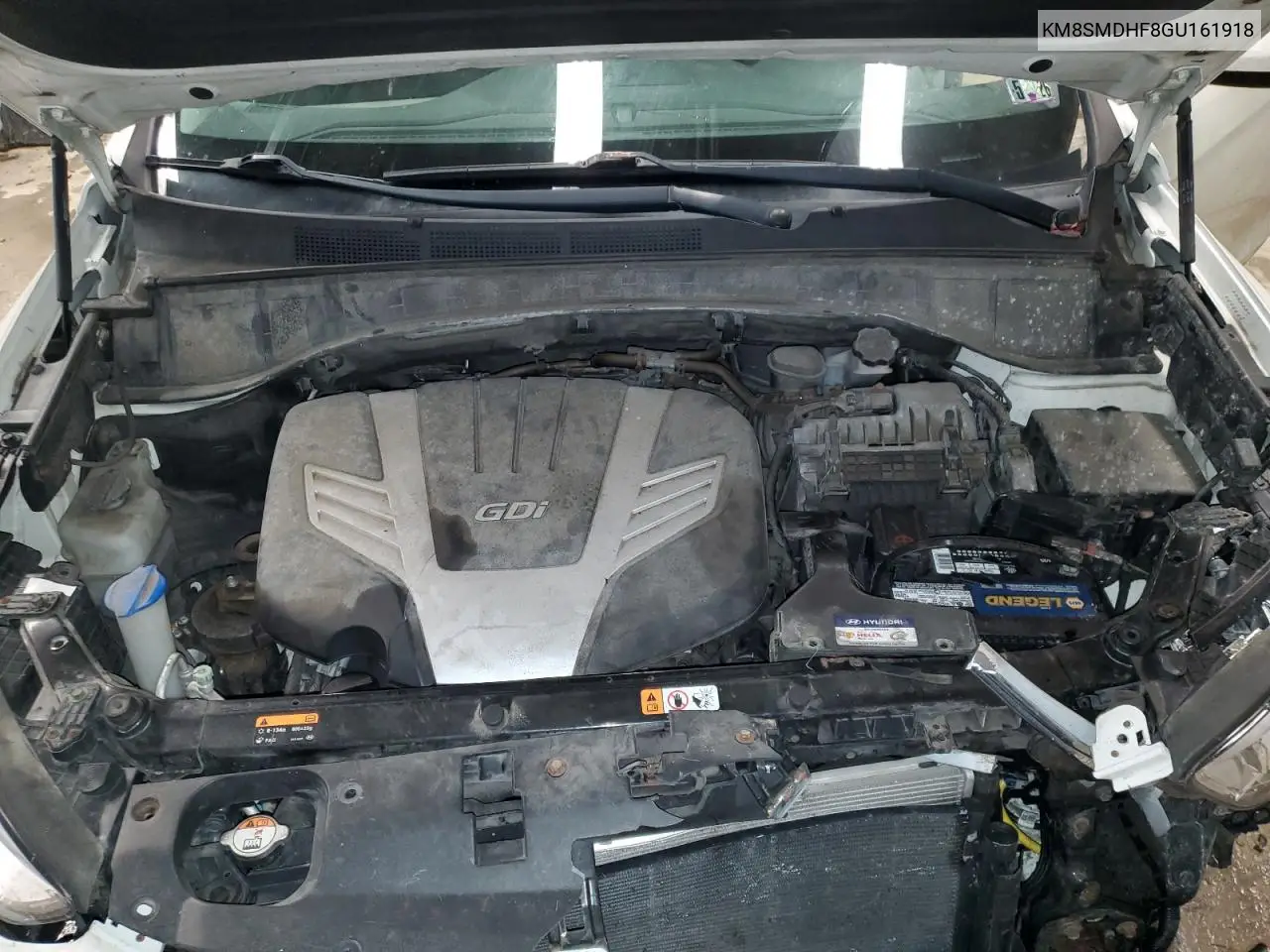 KM8SMDHF8GU161918 2016 Hyundai Santa Fe Se