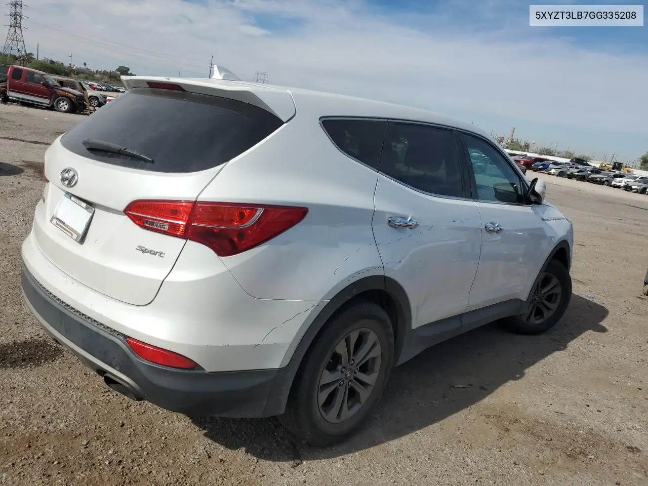 5XYZT3LB7GG335208 2016 Hyundai Santa Fe Sport